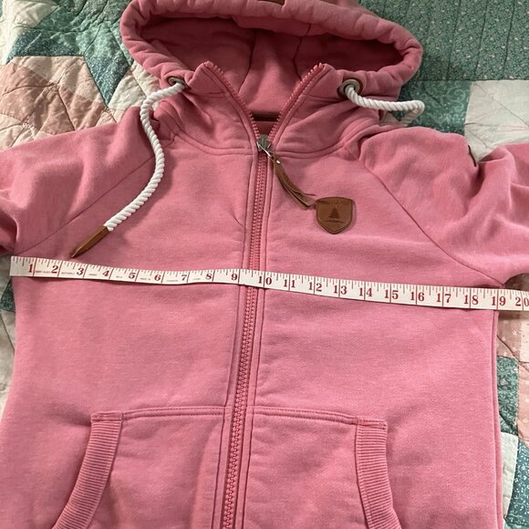 Wanakome Hera Hoodie Womens S Pink Full Zip Outdoor Gorpcore Comfy Soft - Picture 8 of 9